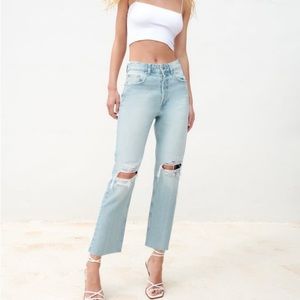 NWOT ZARA Straight Leg Jeans
